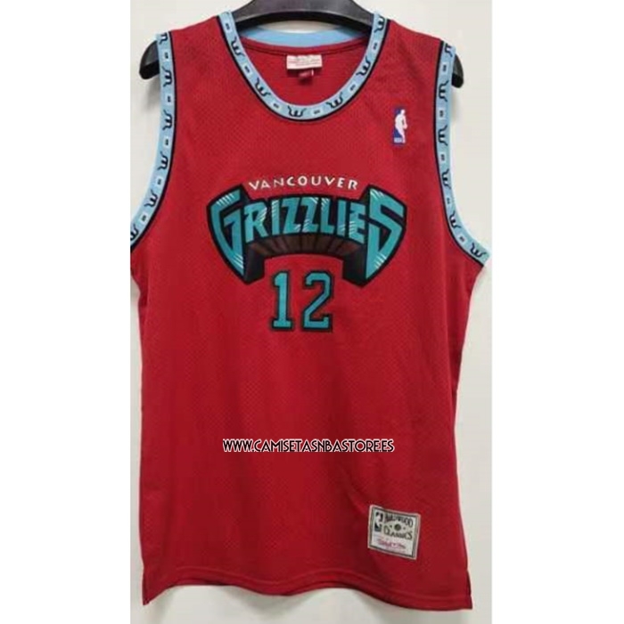 Ja Morant NO 12 Camiseta Memphis Grizzlies Mitchell & Ness 1998-99 Rojo